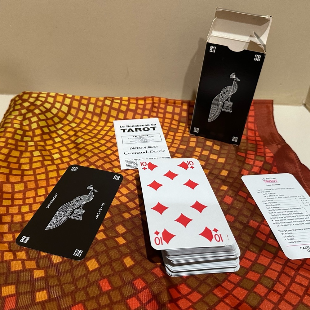 Givenchy Vintage French Tarot Playing Card Set